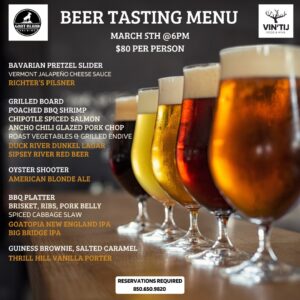 Goat Island Beer Tasting event details